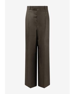 Loro Piana Stephen Wool Trousers - Brown