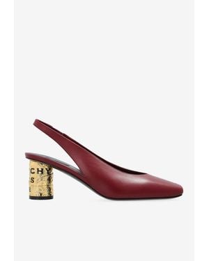 Givenchy Tape 75 Leather Slingback Pumps - Pink