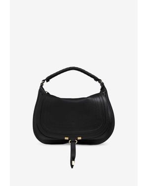 Chloé Medium Marcie Top-Handle Bag - Black