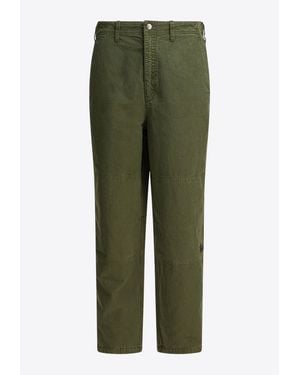 Stussy Field Straight-Leg Pants - Green