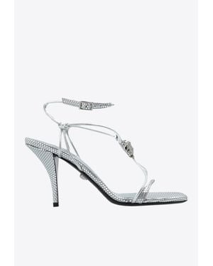 Versace Heeled Sandals - White