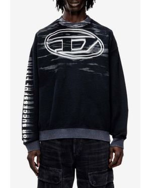 DIESEL S-Boxt-T1 Crewneck Sweatshirt - Black