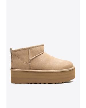 UGG Classic Ultra Mini Platform Boots - Natural
