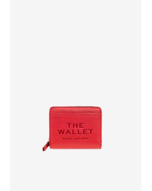 Marc Jacobs Mini Leather Compact Wallet - Red