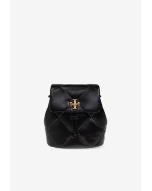 Tory Burch Mini Kira Diamond Quilt Backpack - Black