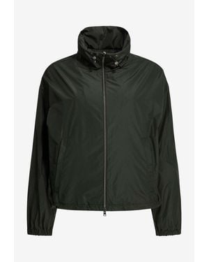 Herno New Techno Taffeta Water-Repellent Raincoat - Black
