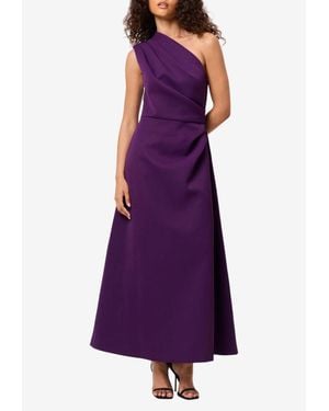 Mossman Ignite One-Shoulder Maxi Dress - Purple