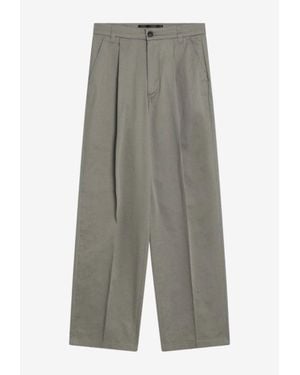 Department 5 Straight-Leg Tailored Pants - Gray