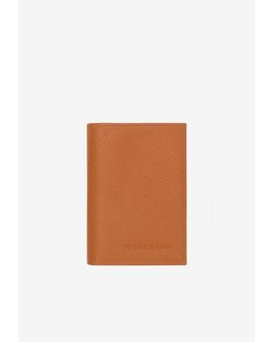 Longchamp Le Foulonné Passport Case - White