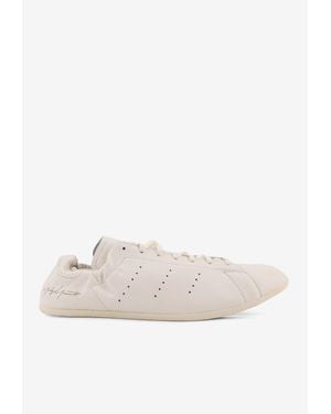 adidas Y-3 Stan Smith Lo Pro Leather Sneakers - White