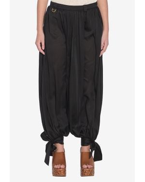 Chloé Fluid Tied Pants - Black