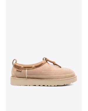 UGG Tasman Crafted Regenerate Suede Slipper - Natural