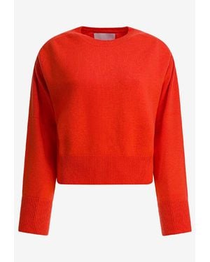 Sa Su Phi Cashmere Crewneck Sweater - Red