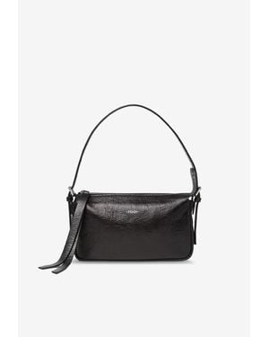 Fendi Small Zipper Top Shoulder Bag - White
