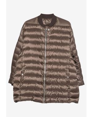 Moncler Flight Lightweight Parka Jacket - Brown