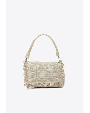 Giancarlo Nevola Perforated Crossbody Bag - White