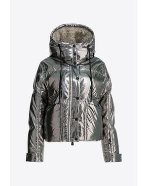 Moncler Hooded Puffer Jacket - Metallic