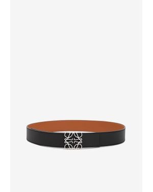 Loewe Reversible Anagram Belt - White
