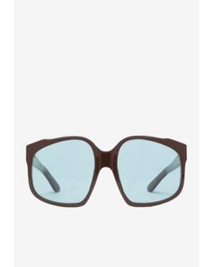 Miu Miu Ombre Square Sunglasses - Blue