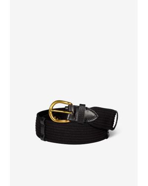Jérôme Dreyfuss Wide Strap Belt - Black