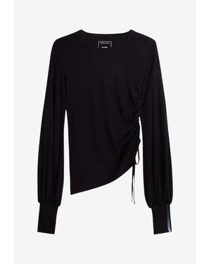 Y-3 Cinched Drape T-Shirt - Black