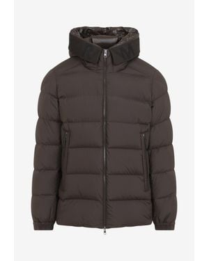 Moncler Overelle Zip-Up Hooded Jacket - Black