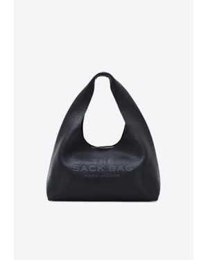Marc Jacobs Sack Grained Leather Shoulder Bag - Black