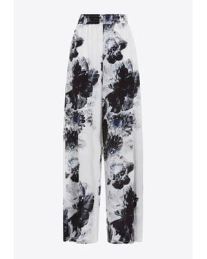 パンツ Alexander Mcqueen Floral Print Pajama Pants Alexander McQueen Womens Floral Print Pajama Pants | eBay