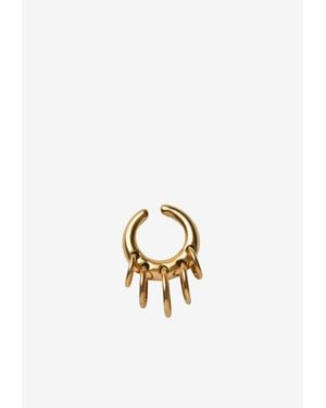 Panconesi Pierced Circle Cuff Earring - White