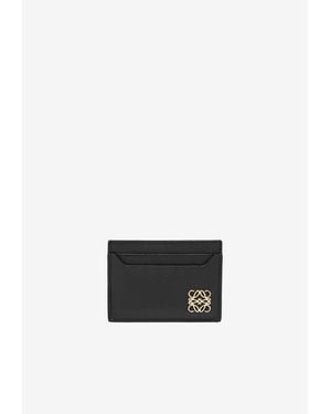 Loewe Anagram Pebbled Leather Cardholder - White
