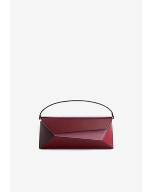 Mlouye Naomi Baguette Top Handle Bag - Red