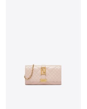 Versace Greca Goddess Clutch - White