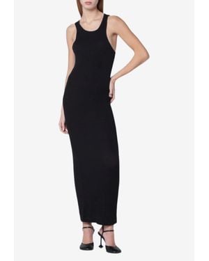 Entire studios Bodycon Sleeveless Midi Dress - Blue