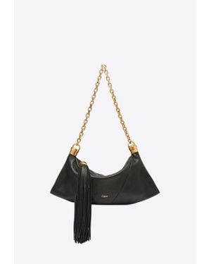 Chloé Small Foulard Hobo Bag - White