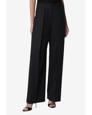 Victoria Beckham Cecilia Wool Pants - Black