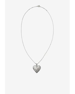 PUCCI Heart Pendant Necklace - White