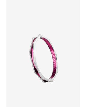 Eera Tubo Diamond Bracelet - Pink