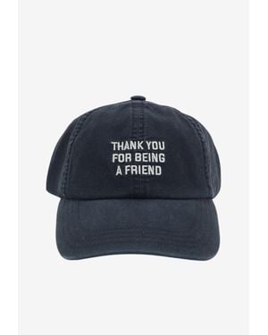 Ami Paris Embroidered Faded Baseball Cap - Blue