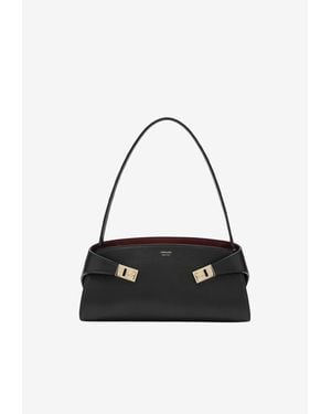 Ferragamo Hug East-West Shoulder Bag - White