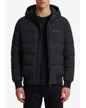 Moose Knuckles Soho Padded Bomber Jacket - Black