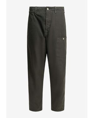 Stone Island Logo Cargo Trousers - Grey
