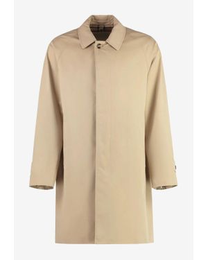 Burberry Heritage Single-Breasted Coat - Natural