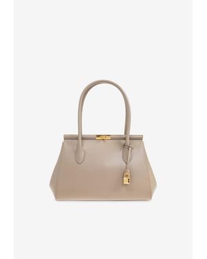 Dolce & Gabbana Marlene Leather Shoulder Bag - White