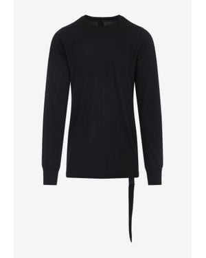 Rick Owens Level Long-Sleeved T-Shirt - Blue