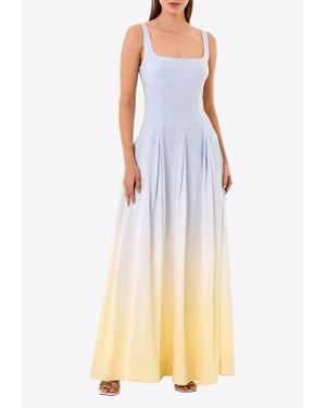 Nicholas Stefania Sleeveless Maxi Dress - White