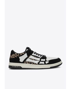 アミリ Leopard Skel トップス ロー B/ホワイト スニーカー Amiri Skel Top Low Top Women's Sneakers Size 11 US / 41