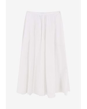 Aspesi Flared Midi Skirt - White