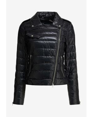 Herno Cropped Down Jacket - Black