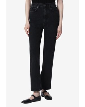Anine Bing Jane High-Rise Jeans - Black