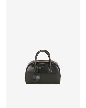 Saint Laurent Mini Sac De Jour Boston Handbag - Black